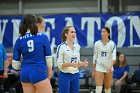 VB vs Plymouth St  Wheaton Women’s Volleyball vs Plymouth St. - Photo by Keith Nordstrom